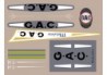Bicycle stickers Mobylette from GAC