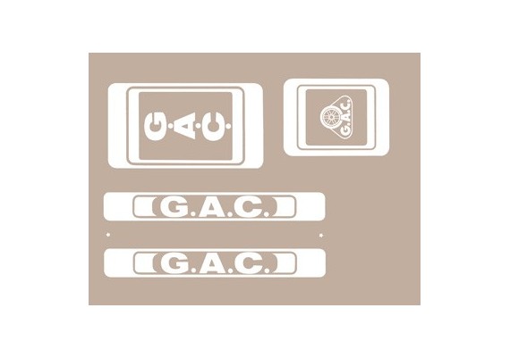 Bicycle stickers GAC