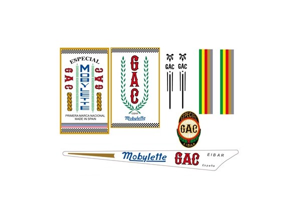 Bicycle stickers Mobylette Especial from GAC