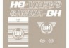 Adhesivos bicicleta BH Gacela blancos