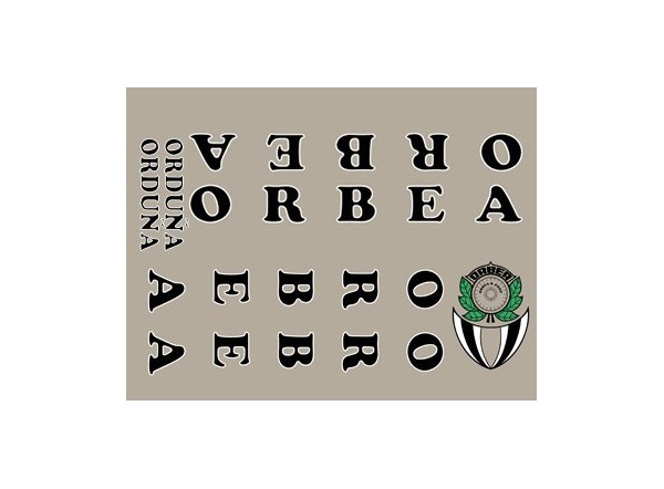 Bicycle stickers Orbea Orduña