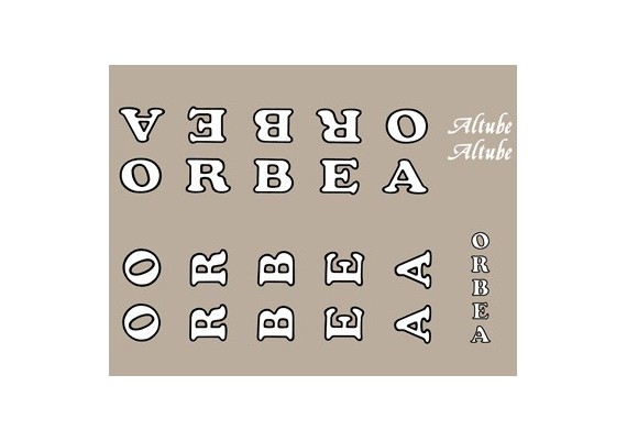 Bicycle stickers Orbea Altube 02