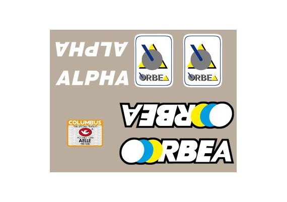 Bicycle stickers Orbea Alpha