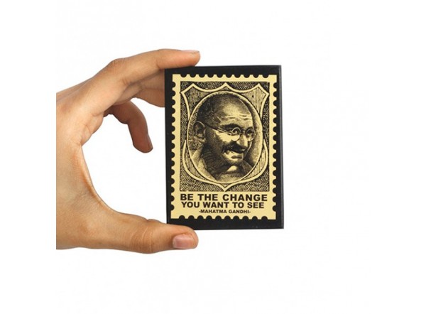 Magnet Be the Change (Gandhi)