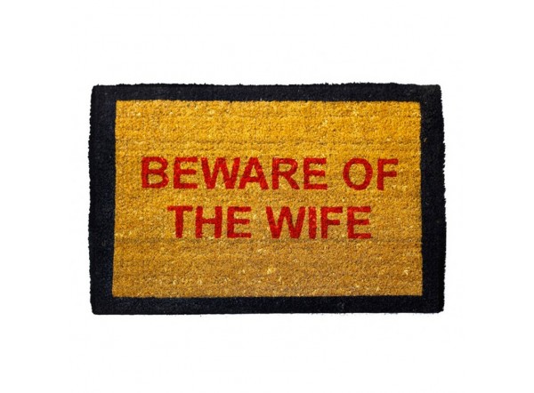 Felpudo Beware of the Wife