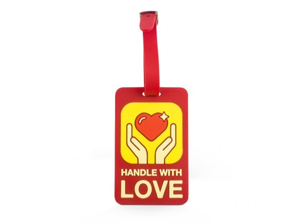 Etiqueta de equipaje Handle With Love