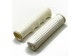 White plastic grips (2 pcs)