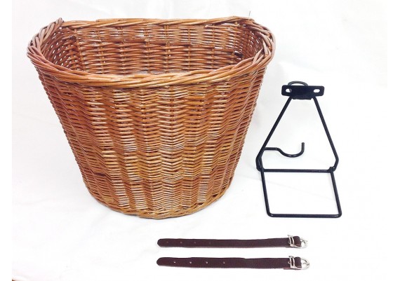 Basket for bicycles with rod brakes