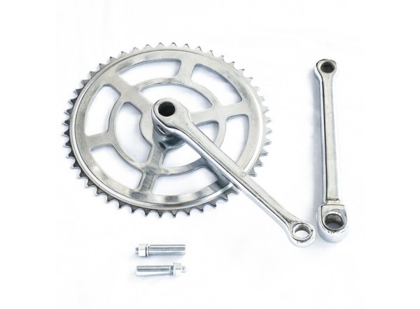 Set of 48 teeth chainring and crank arms
