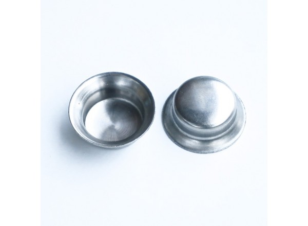 Stainless steel caps (2) for Raleigh fork